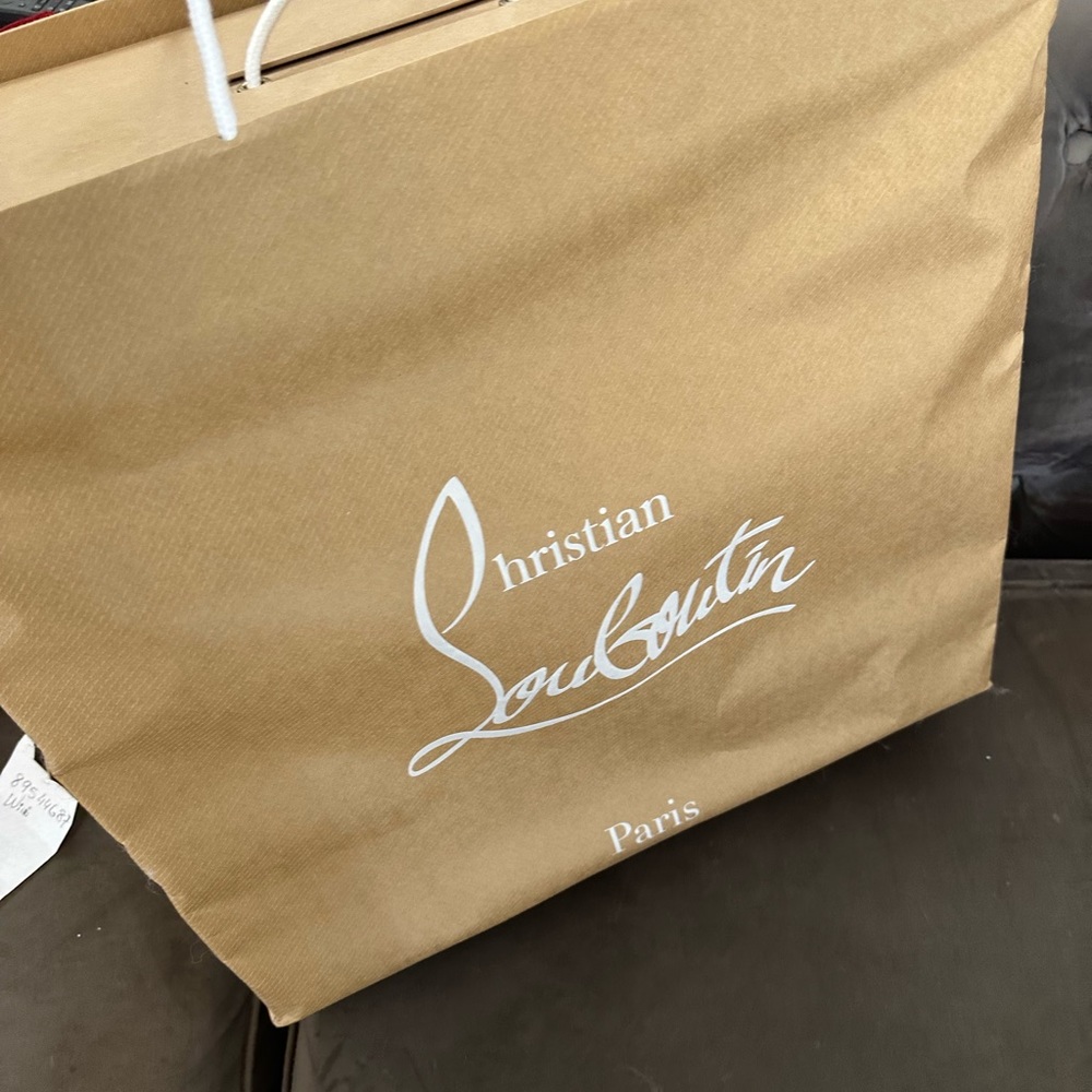 Christian louboutin leopard. Tote
